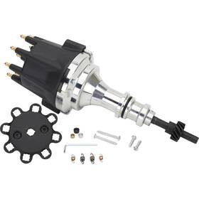 2897602-blk Speedway Motors Pro Series Billet Distributor Vacuum Advance Sbf 289/302 Black
