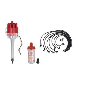 9100193 Speedway Motors Mallory Unilite Distributor Coil And Wires 1949-53 Flathead Kit