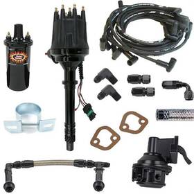 9109262 Speedway Motors Sbc Ready-to-run Ignition/fuel Delivery Kit-80 Gph Pump 6an Black