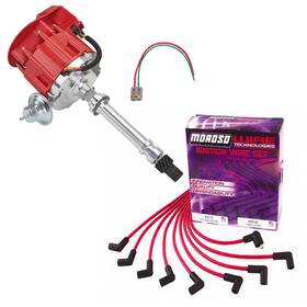 9109551 Speedway Motors Sbc/bbc Ready-to-run Ignition Kit Red Dist/over-valve Cover Wire