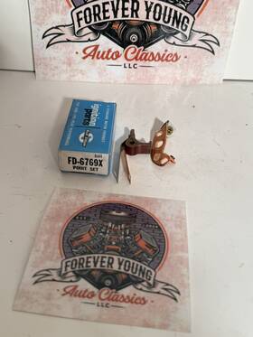 Fd-6769x Standard Nos Ignition Points Ford Deluxe Super Sedan Delivery 3/4 Ton Pickup 1/2