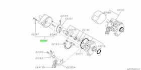 22162-ka230 Subaru Genuine Distributor Cap For Sambar Ks3 Ks4 Kv3 Kv4 En07f En07y