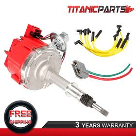 40601m13086 Titanicparts Csz Ignition Distributor For 56-90 Amc/jeep Inline 6 232/258 Cj5 Cj7 &plug Wires Set