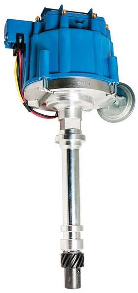A871003b Top Street Performance 1974-87 Chevrolet Small Block/big Block Hei Ignition Distributor Blue Cap