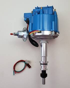 Jm6527bl-pt Top Street Performance Ford Inline 6 Cylinder 1964-1983 170 200 250 Hei Distributor Straight 65k Coil