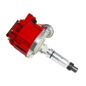 Jm6535r-pt Top Street Performance Buick Nailhead 1953-1966 322 364 400 401 425 Black Hei Distributor Gm Red Cap