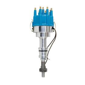 Jm6606bl Top Street Performance Blue Pro Billet Distributor For Ford Bb Big Block 351c 351m 400