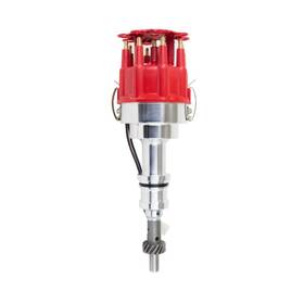 Jm6610r Top Street Performance Pro Billet Distributor For Ford 5.8l 351w V8 Small Block Sbf - Red