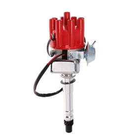 Jm6701fr Top Street Performance Ready To Run Rtr Distributor W Female Cap For Chevy Small Big Block V8 - Red