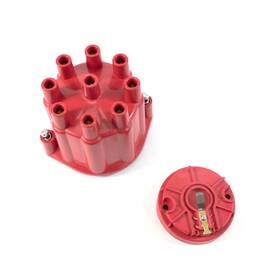 Jm6974r Top Street Performance Black 8 Cylinder Pro Series Distributor Female Cap And Rotor Kit