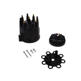 Jm6987bk Top Street Performance 4-cylinder Male Pro Series Rtr Ready To Run Distributor Cap Rotor Kit Black