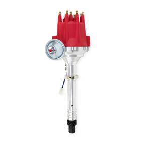 Jm7601-1r Top Street Performance Pro Series Billet Distributor With Vacuum Advance For Chevy Sb Bb V8
