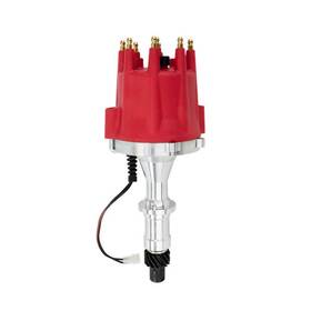 301-455 Top Street Performance Jm7604r Pro Series Billet Distributor For Pontiac V8 Engines - Red