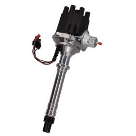 Jm7701-2fbk Top Street Performance Black Rtr Ready To Run Distributor With Collar And Female For Chevy Sb Bb V8