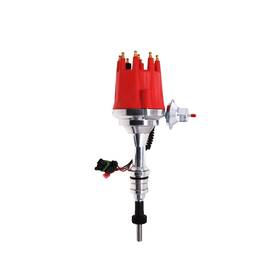 Jm7702-5r Top Street Performance Efi Carb Conversion Pro Series Ready To Run Distributor For Ford 5.8l V8 Red