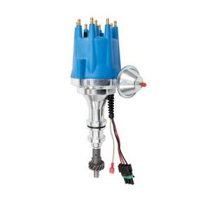 Jm7706bl Top Street Performance Blue Pro Series Rtr Ready To Run Distributor For Ford Bb 351c V8 Big Block