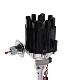Jm7715fbk Top Street Performance Ready To Run Female Distributor Mechanical Drive For Chevy Corvette V8 Black