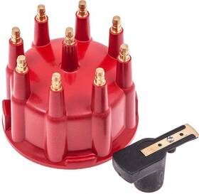 Mp700101 Top Street Performance 1960-76 Mopar V8 Pro Billet/ready To Run Distributor Cap And Rotor Set Red