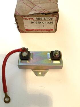 90919-04036 Toyota New Oem Ballast Resistor 09/1972-1974 Land Cruiser With Points