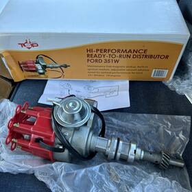 6710-r Tsp Ford 351w Windsor Ready To Run Complete Distributor Red