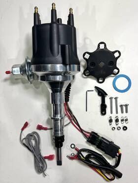 Jm7723bk Tsp Small Cap Chevy Inline 6 Cyl 194 230 250 292 Black Hei Distributor-sratched