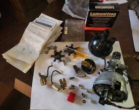 Pdd40953a Ultra Spark Electronic Distributor Lucas 40953a With Lumenition Ignition Fitting Kit And Misc