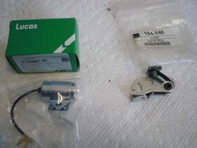 Dcb703c Unbranded And Lucas Points Set Condenser For Triumph Spitfire Gt6 With Delco Distributor