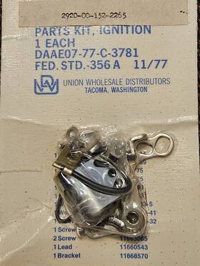 2920-00-152-2265 Union Wholesale Distributors M38a1 M151 Distributor Parts Kit