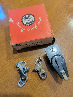 Valley Forge Kv-253 Vtg Nos Tune Up Kit 74-4782 Made In Usa Ignition Parts