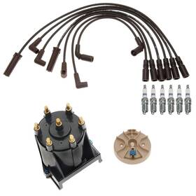 Bcvc-14855-dcrwsp-6-3055635 Voltx Motors Acdelco Ignition Kit Distributor Rotor Cap Wire Spark Plugs For Chevy 4.3l V6