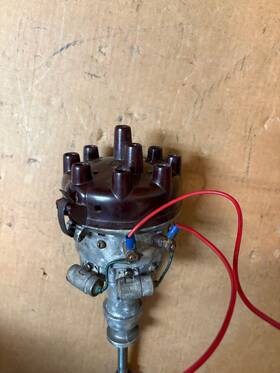 292-312 W&h H130b Ford Y Block Ducoil Distributor / Dual Coil And Point Hot Rod