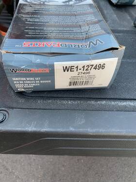 We1-127496 Worldparts 26054048 Spark Plug Wire Set Fits 1993-1996 Chevy Beretta