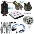 Tune Up Kit Filters Cap Wire Plugs For Mitsubishi Mighty Max L4 2.4L; 4WD 1991. Fixed Price $147.83.