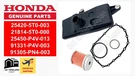 Honda Oem Auto Transmission Filter Kit For Civic Fit Hr-v Genuine Japan. Fixed Price $113.50.