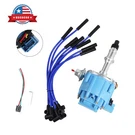 Hei Distributor + Spark Plug Wires For 1963-1981 Pontiac 301 326 350 389 400 421. Fixed Price $132.61.