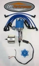 Chevy 194 230 250 292 Small Hei Distributor Blue + 60K Coil 8MM Usa Wires. Fixed Price $237.95.