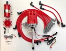 Ford Flathead 239 255 49-53 Red Small Cap Hei Distributor +plug Wires +45K Coil. Fixed Price $237.95.