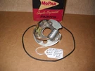 Nos Mopar 58-61 Dodge Chrysler Ply Distributor Plate W/points & Condenser W/V-8. Fixed Price $70.00.