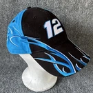 Ryan Newman Hat Cap Barb Wire Nascar #12 Black Blue Vtg Team Caliber. Fixed Price $8.52.