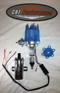 Ford 300 / 240 I6 4.9L Small Cap Blue Hei Distributor + 45,000V Chrome Coil. Fixed Price $199.95.