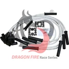 Dragon Fire Retro Series Clear Spark Plug Wire Set For Chevy Sbc Bbc Hei Cap. Fixed Price $61.95.