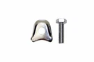 Distributor Hold Down Clamp, Chrome, Fits Ford Fe V8 352-360-390-406-427-428. Fixed Price $10.95.