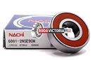 Nachi 2NSE9 C3 Deep Groove Ball Bearing, Rubber Sealed 12X28X8 Mm 6001-2RS. Fixed Price $12.02.