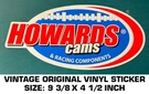 Howards Cams & Racing Components Vintage Original Vinyl Decal Sticker-engines. Fixed Price $9.42.