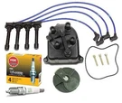 For Acura Integra Ngk Blue Tune-up Kit Cap Rotor Spark Plugs Wire Set. Fixed Price $118.46.