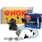 Ngk Ignition Coil & Wires And Iridium Ix Spark Plugs Kit For Vw Beetle 2.0L L4. Fixed Price $209.95.