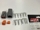 Msd 8187 Wiring Connector 4-PIN Male/female Deutsch 12-14 Ga Wire Terminal Clip. Fixed Price $26.95.