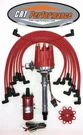 Chevy Pro Series H.e.i Distributor Kit W/ 8MM Plug Wires Over + 45K Coil. Fixed Price $233.75.