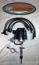 Chevy 194 216 235 Inline Straight Hei Distributor Black + Hp 8MM Plug Wires. Fixed Price $196.91.