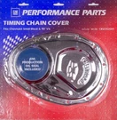 Proform Chrome Timing Cover With Seal Chevrolet Script Small Block Chevy. Fixed Price $52.23.
